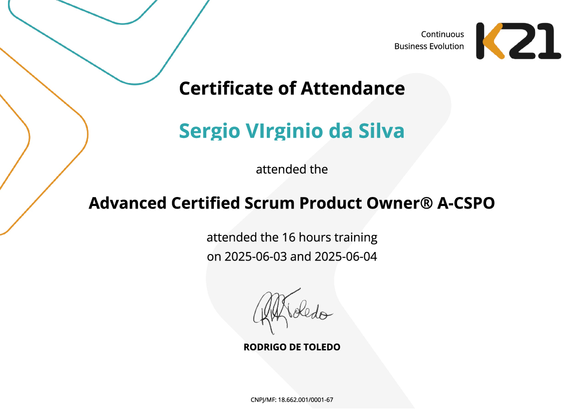 Certificado K21